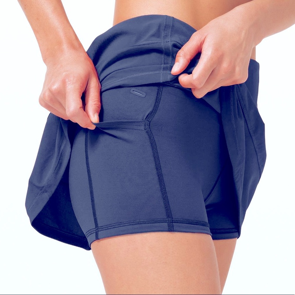 NWT Lululemon PACE RIVAL REGULAR length Tennis Skirt TRUE NAVY BLUE   4 Reg - Picture 13 of 15